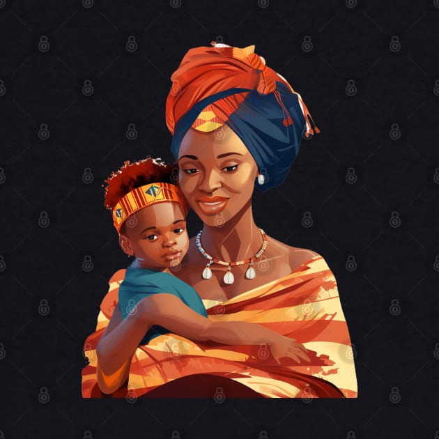 African Mother And Child by Merchweaver
